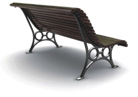 SEDORA Panchina con schienale dal design elegante e contemporaneo (PKDA021)