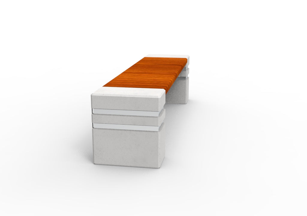 SEDORA Panchina dal design essenziale e materico (PKDB039-1)