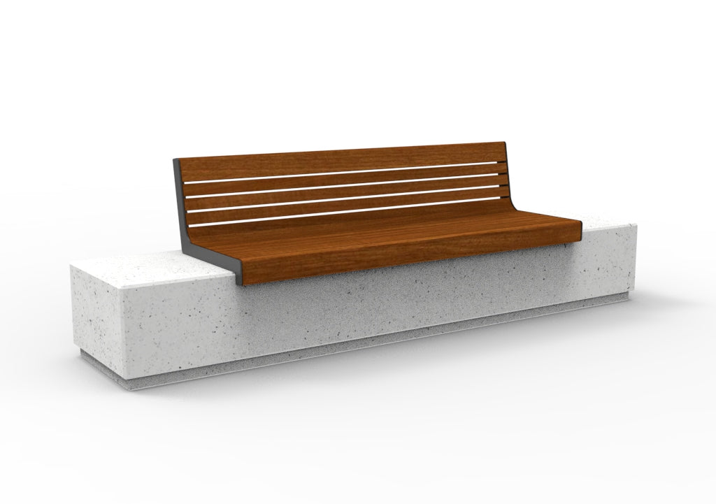 SEDORA Panchina con schienale dal design materico e innovativo (PKDB050-1)