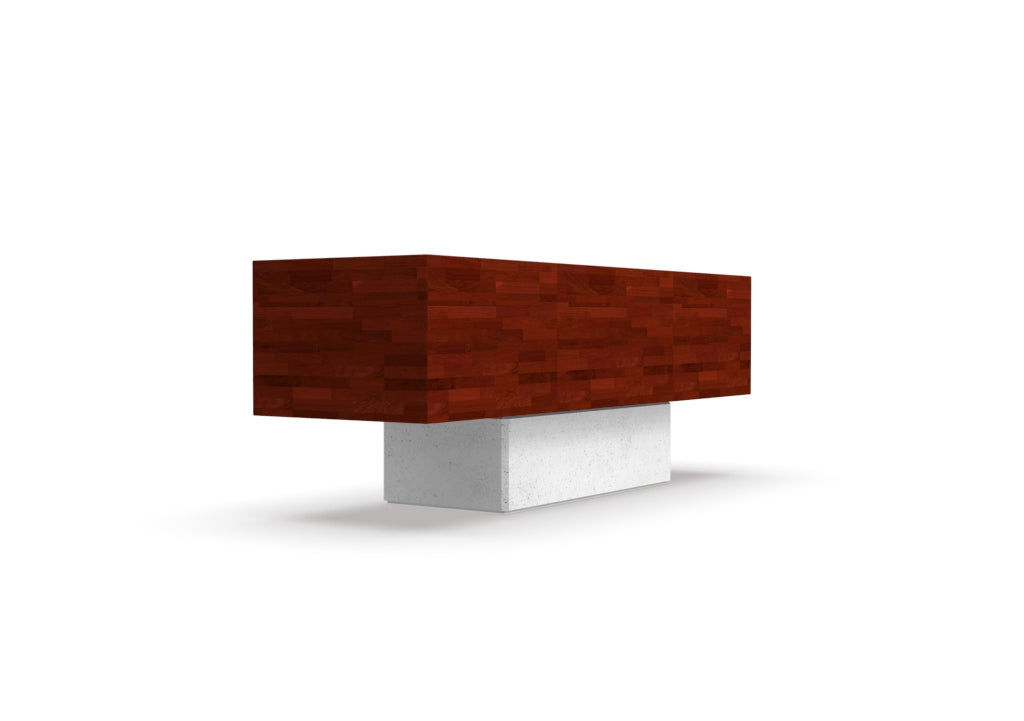 SEDORA Panchina compatta dal design materico e contemporaneo (PKDB055)