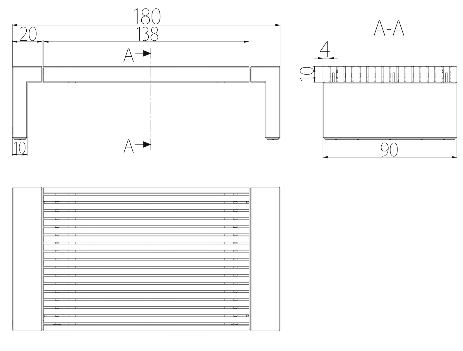 SEDORA Panchina dal design materico e contemporaneo (PKDB058)
