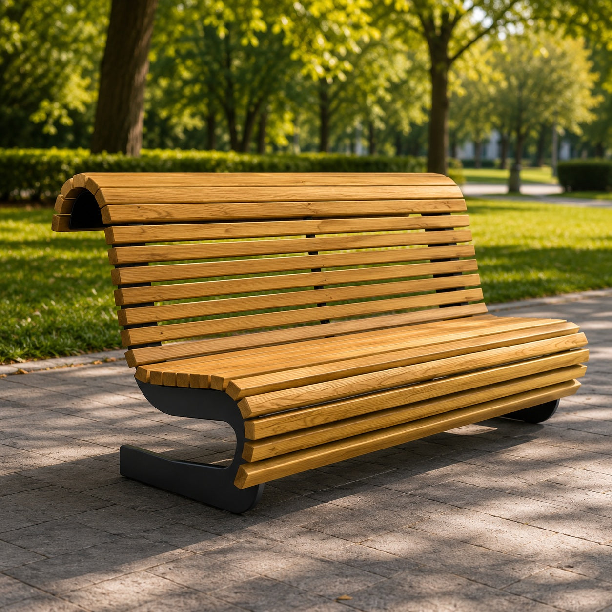 SEDORA Panchina con schienale dal design elegante e contemporaneo (PKDS019)