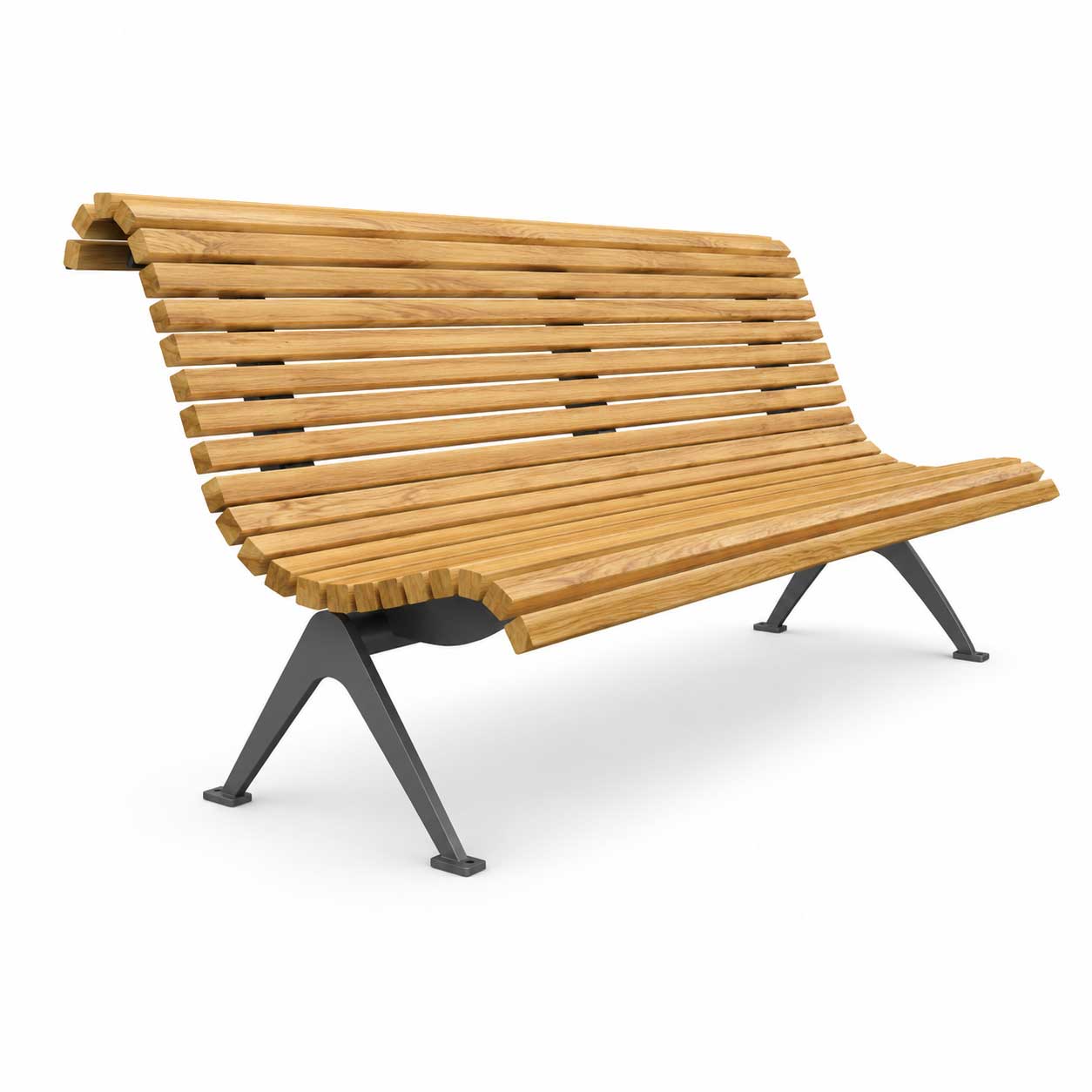 SEDORA Panchina con schienale dal design elegante e contemporaneo (PKDS070)