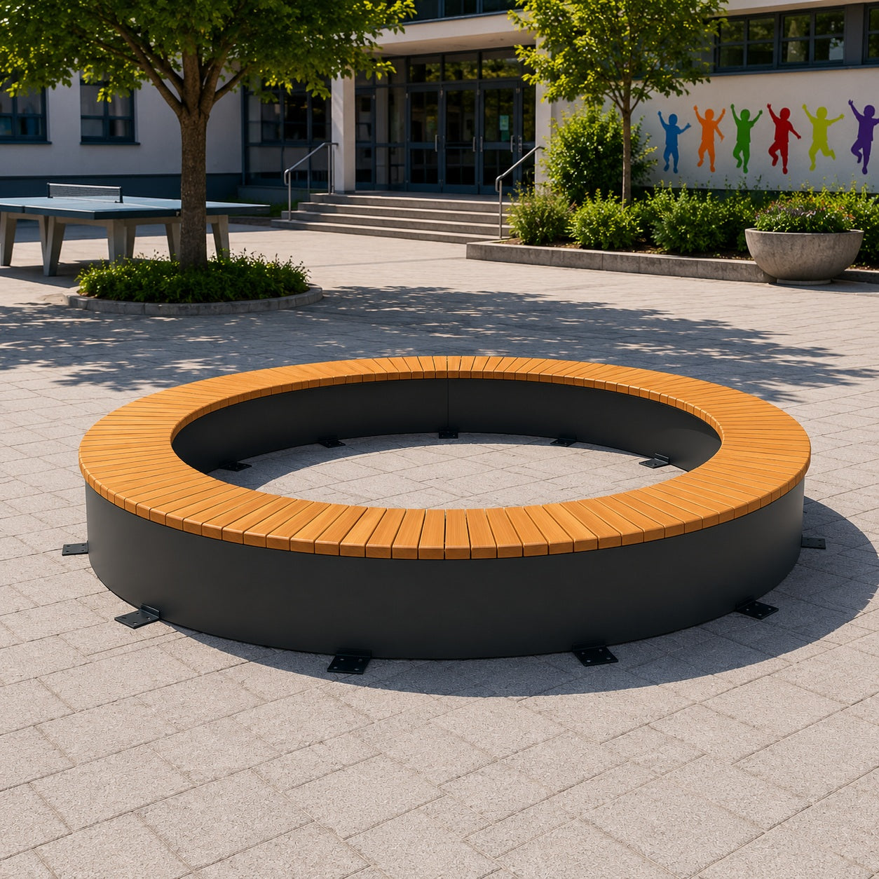 SEDORA Panchina circolare monumentale dal design contemporaneo (PKDS3900)