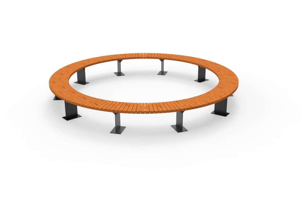 SEDORA Panchina circolare monumentale dal design contemporaneo (PKDS5000)