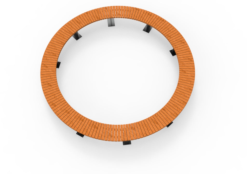 SEDORA Panchina circolare monumentale dal design contemporaneo (PKDS5000)