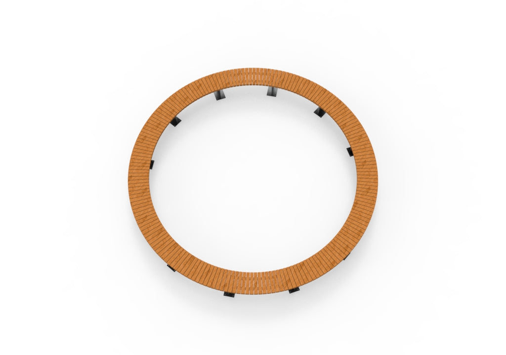 SEDORA Panchina circolare monumentale dal design contemporaneo (PKDS6000)