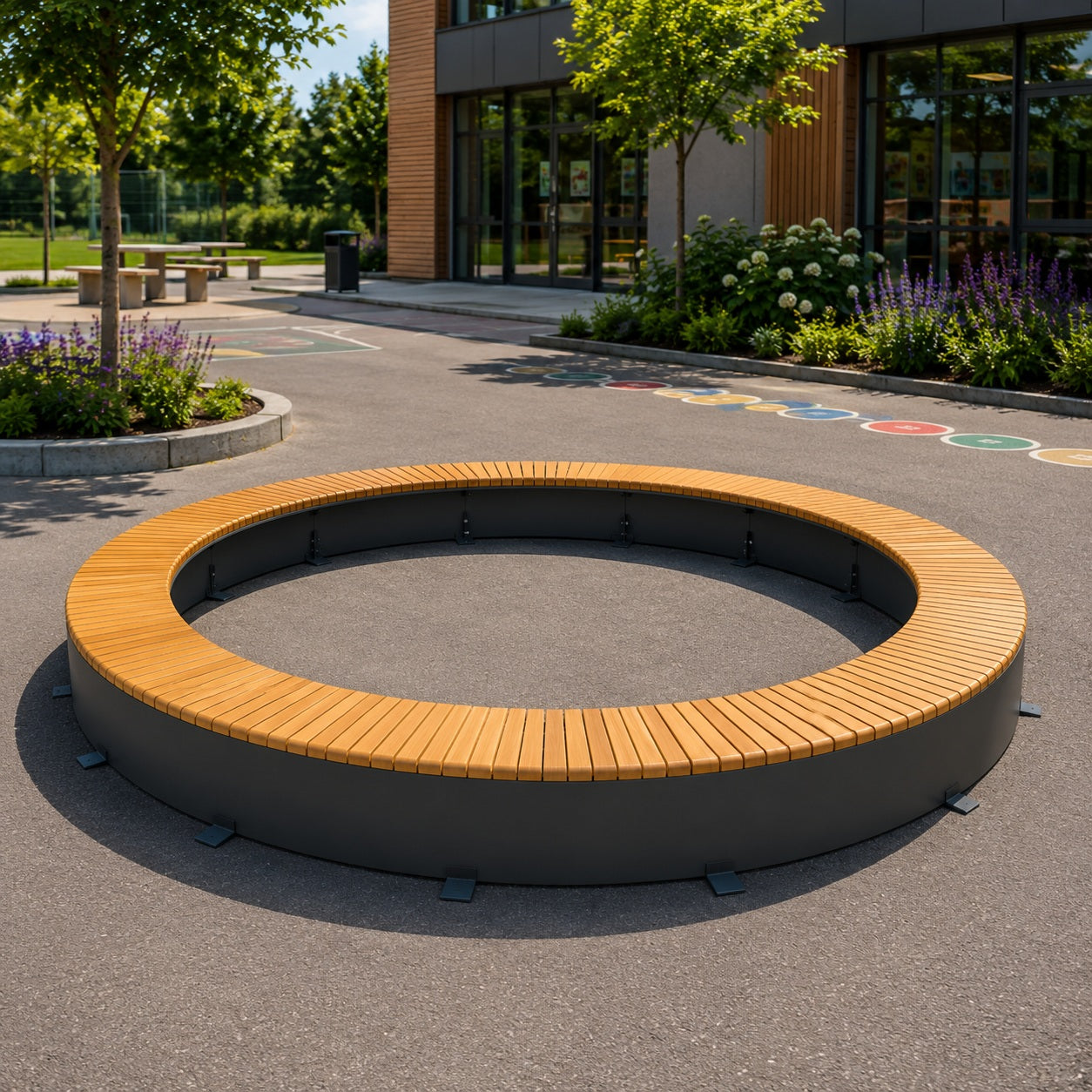 SEDORA Panchina circolare monumentale dal design iconico (PKDS6600)
