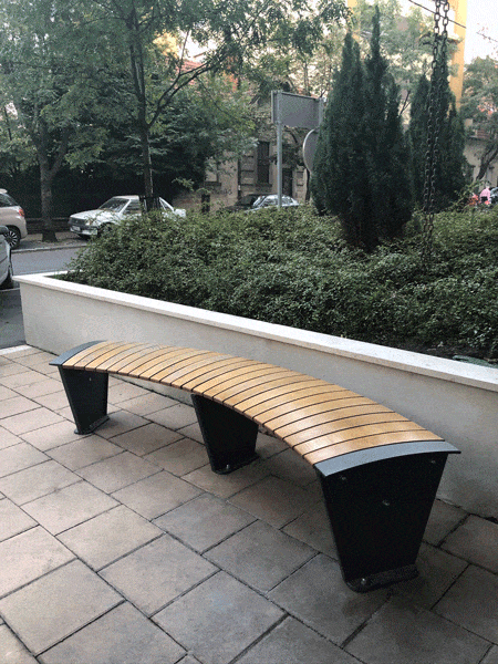 SEDORA Panchina con Design elegante e resistenza nel tempo (PKDA014)