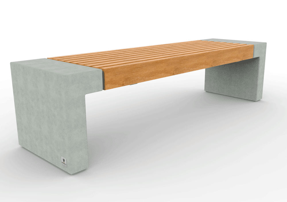 SEDORA Panchina dal design materico ed essenziale (PKDB057)
