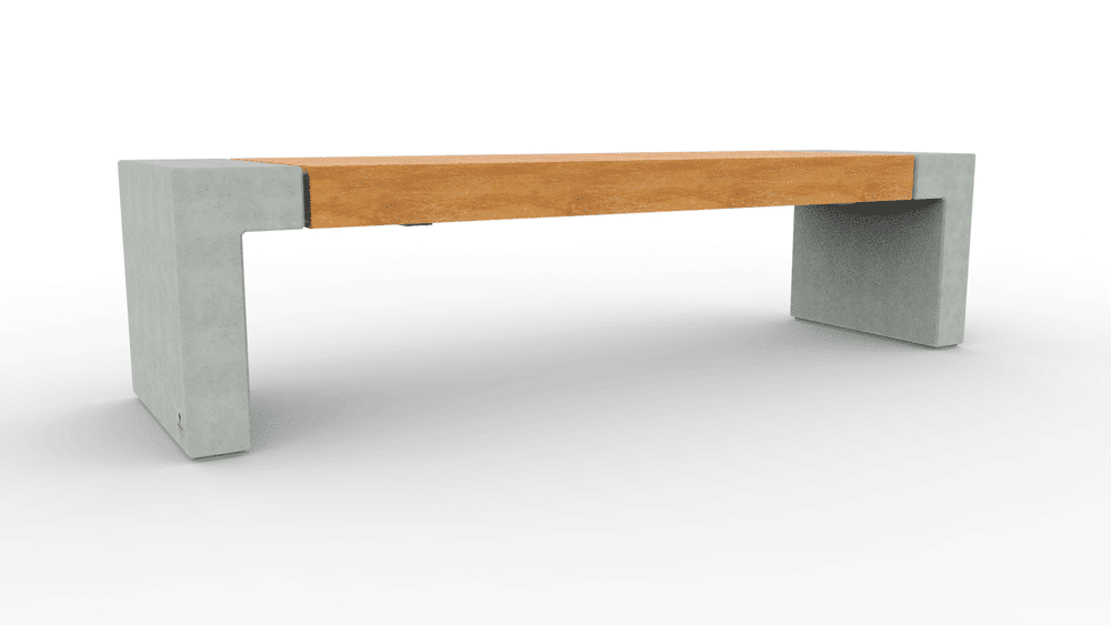 SEDORA Panchina dal design materico ed essenziale (PKDB057)
