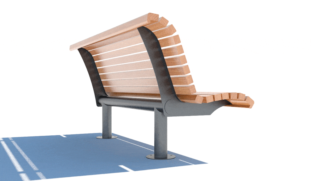 SEDORA Panchina con schienale dal design classico e prestigioso (PKDS010)