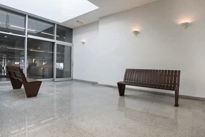 SEDORA Panchina con schienale dal design contemporaneo (PKDA016)