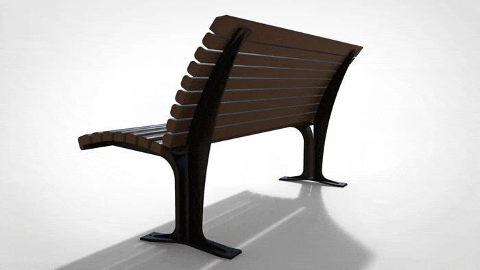 SEDORA Panchina con schienale dal design classico ed elegante (PKDA035 Series)