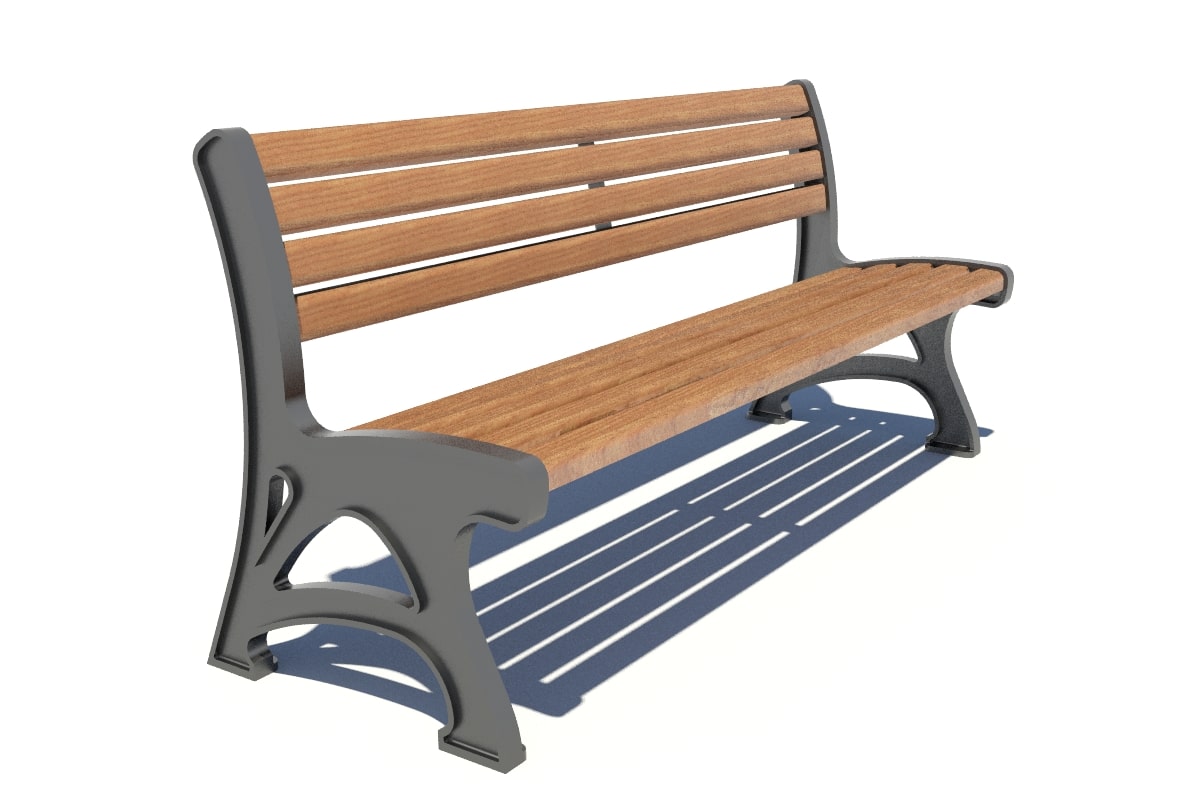 SEDORA Panchina con schienale dal design classico e intramontabile (PKDA003)