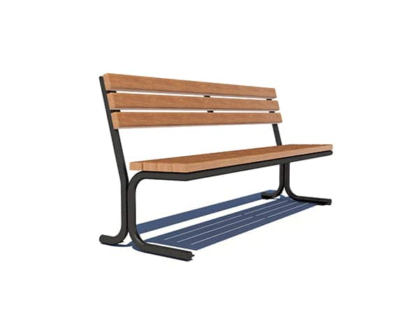 SEDORA Panchina con schienale dal design classico e senza tempo (PKDS101 Series)