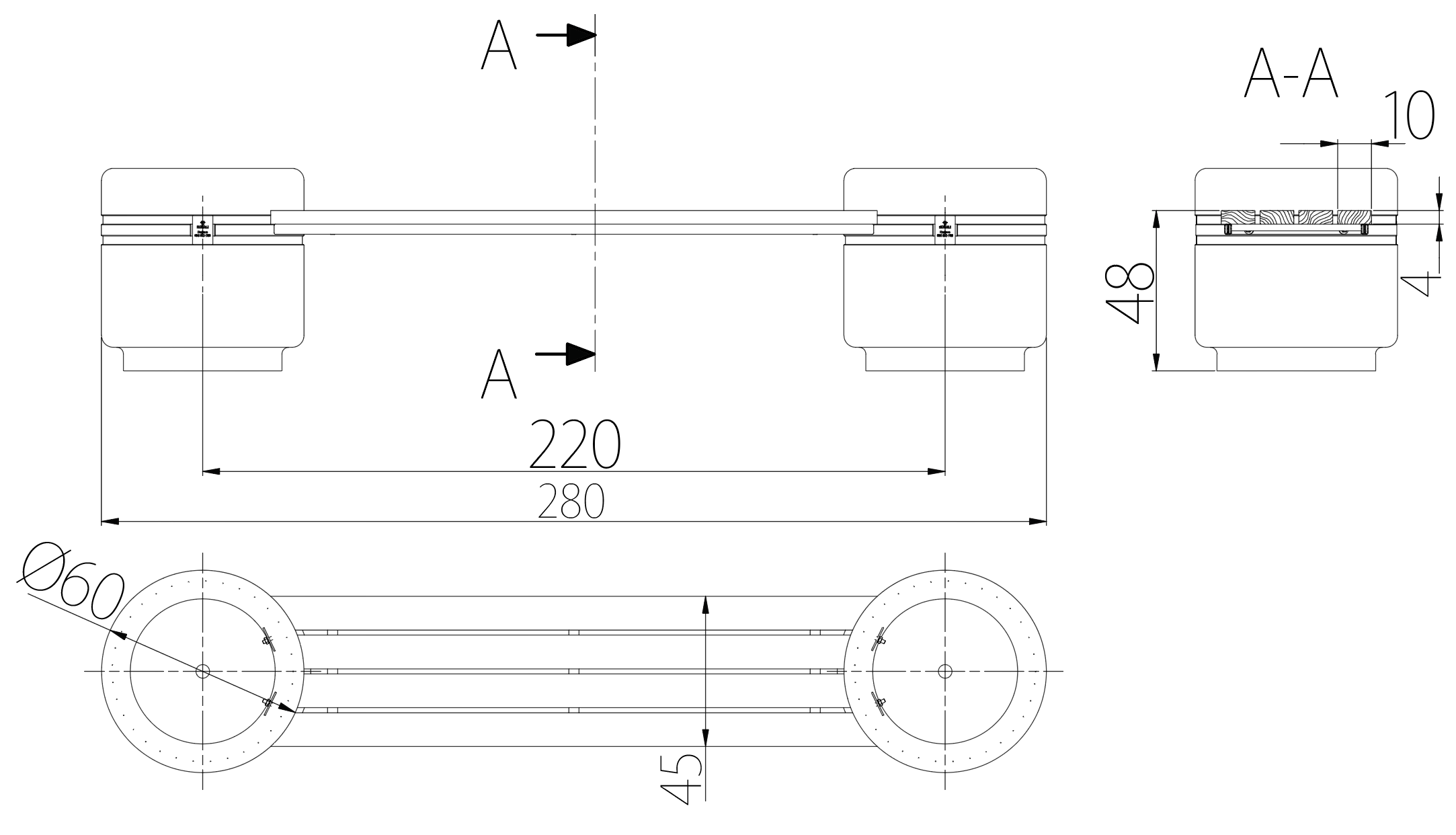SEDORA Fioriera con panchina integrata dal design leggero ed elegante (GADB009)