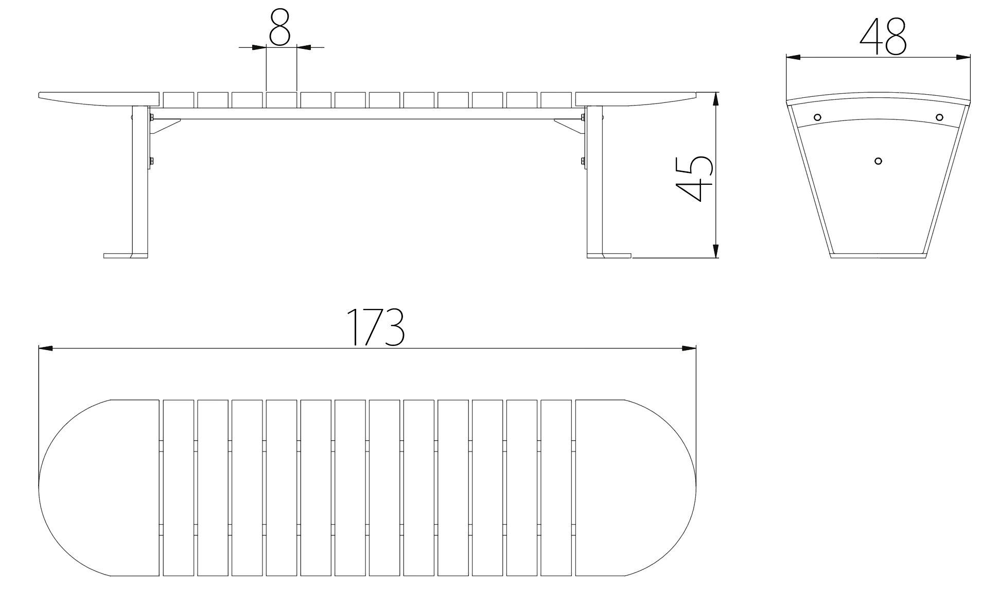 SEDORA Sistema modulare di panchine per spazi contemporanei (PKDA013)