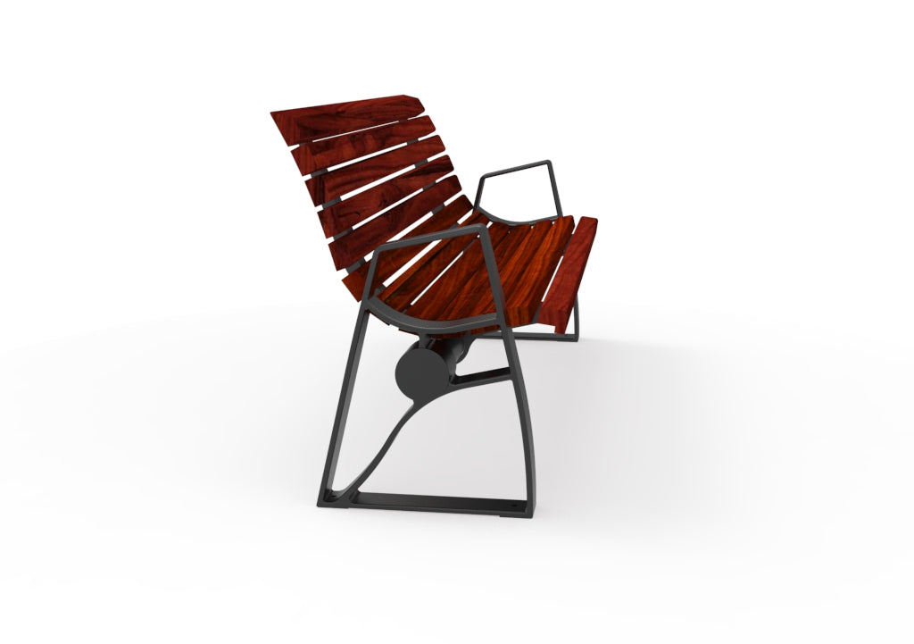 SEDORA Panchina con schienale dal design contemporaneo (PKDA037)