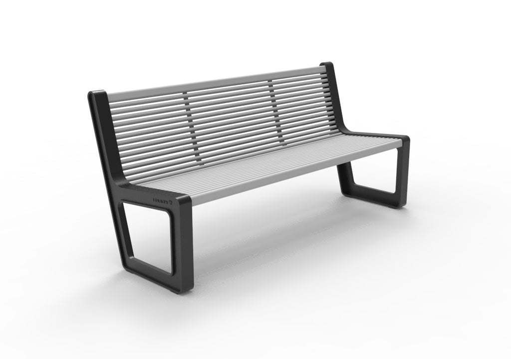 SEDORA Panchina con schienale dal design contemporaneo (PKDA040 Series)