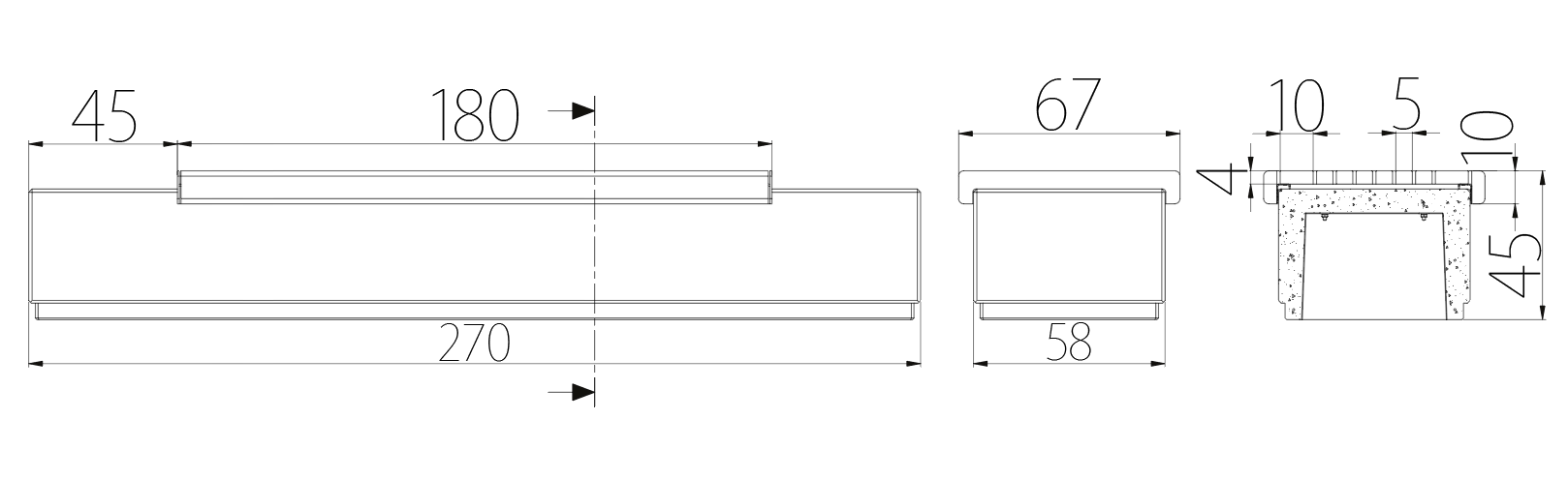 SEDORA Panchina dal design materico e innovativo (PKDB050-2)