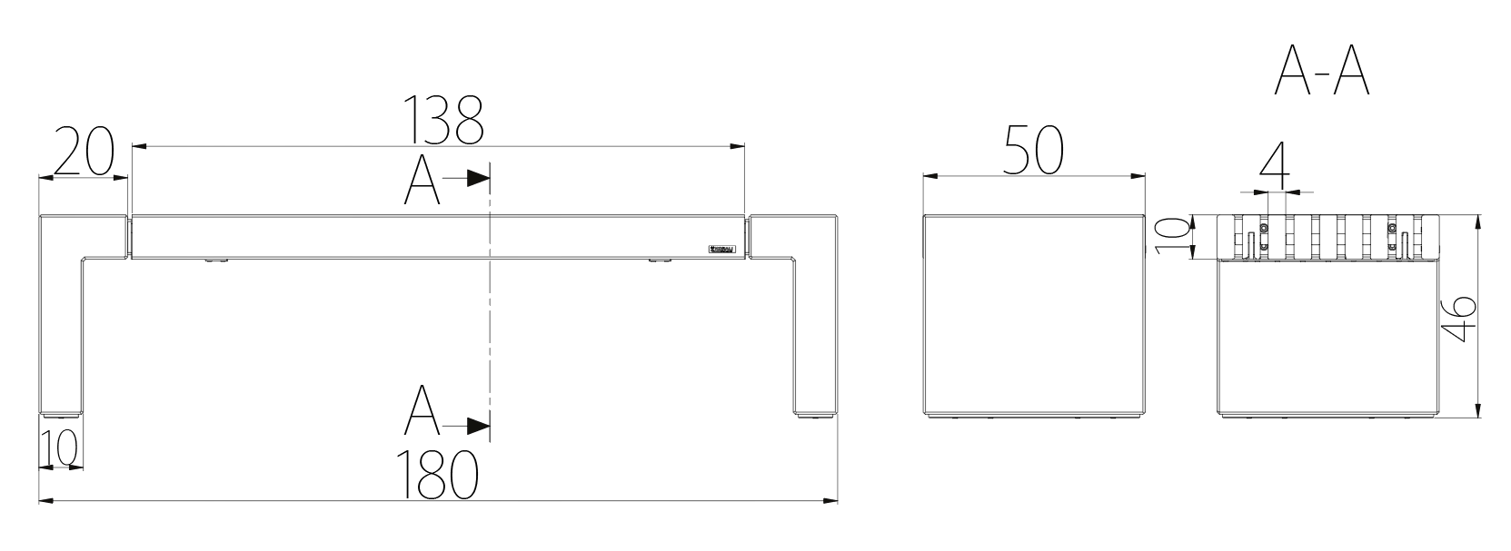 SEDORA Panchina dal design materico ed essenziale (PKDB057)