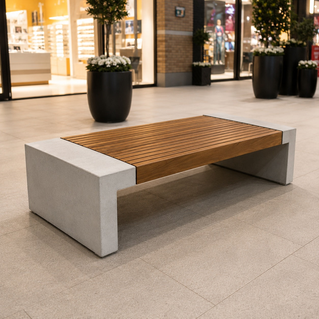 SEDORA Panchina dal design materico e contemporaneo (PKDB058)