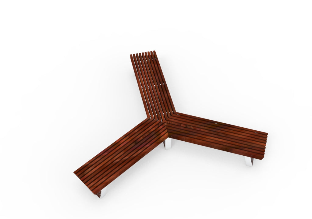 SEDORA Panchina circolare dal design ispirato all’architettura giapponese (PKDS045)