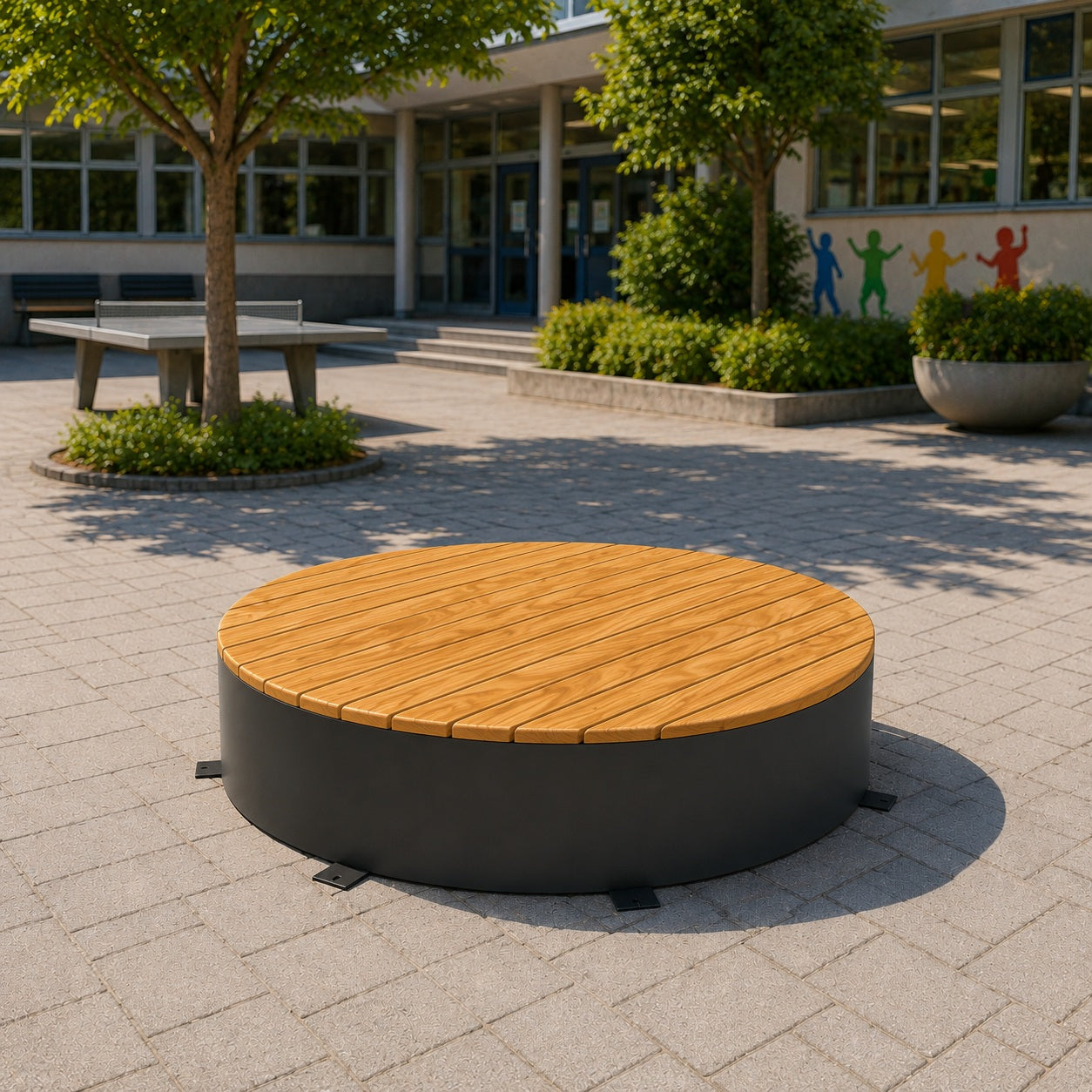 SEDORA Panchina circolare dal design contemporaneo e conviviale (PKDS2700)