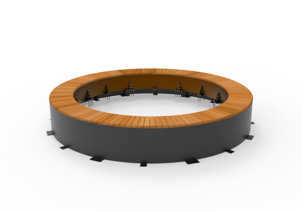 SEDORA Panchina circolare monumentale dal design contemporaneo (PKDS3900)