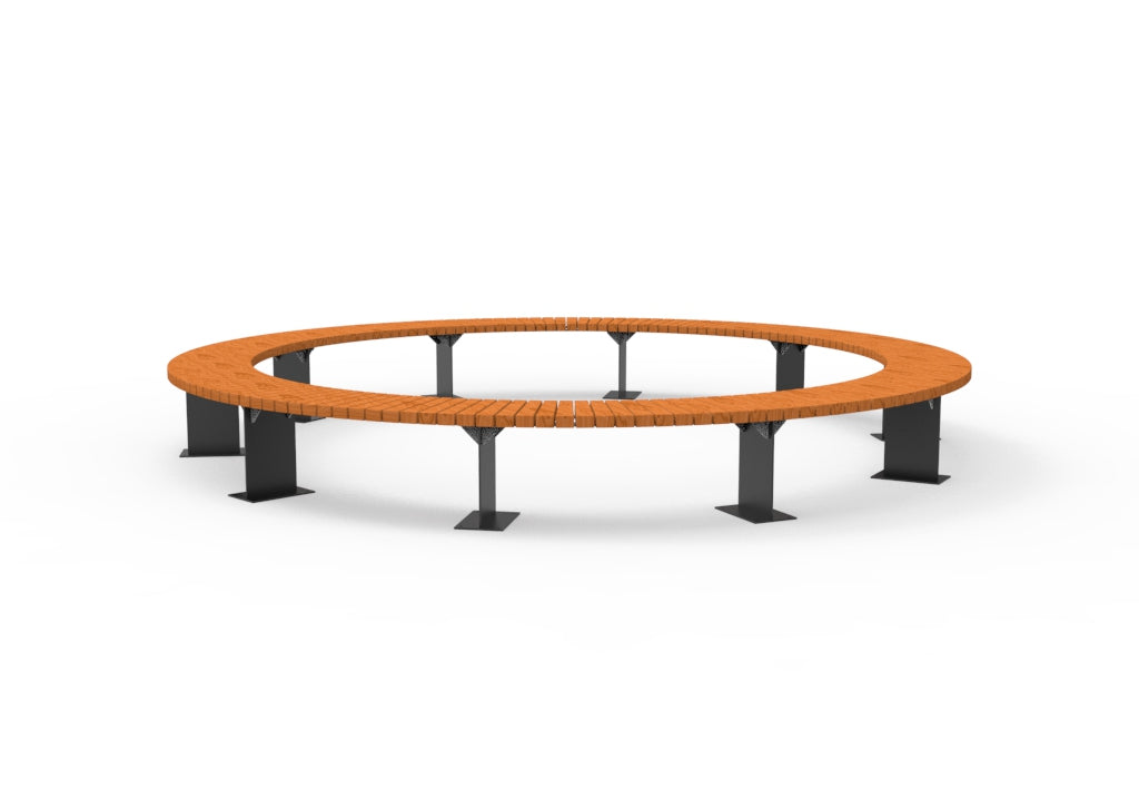 SEDORA Panchina circolare monumentale dal design contemporaneo (PKDS5000)
