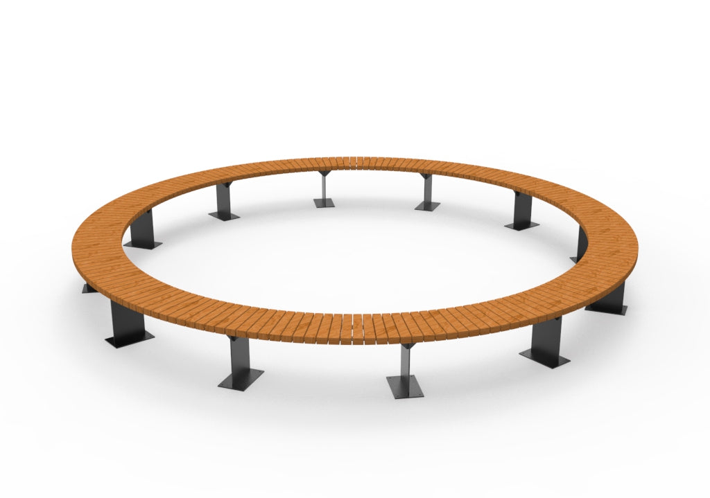 SEDORA Panchina circolare monumentale dal design contemporaneo (PKDS6000)