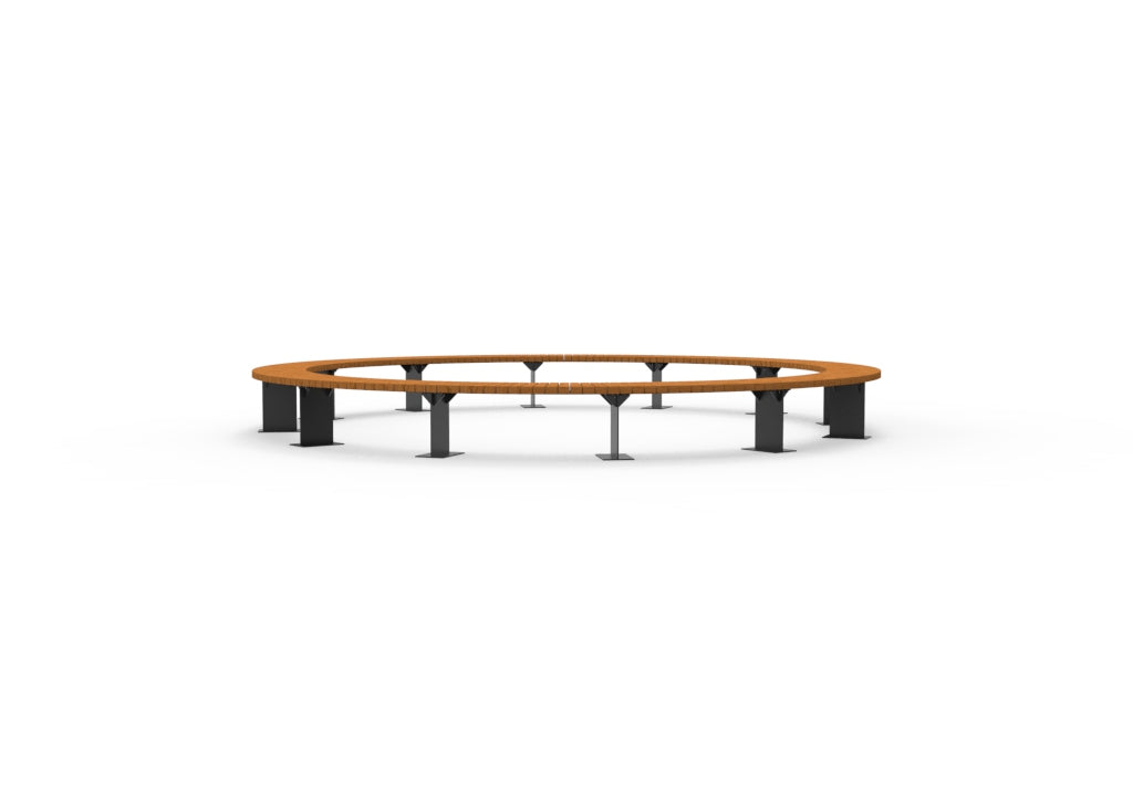 SEDORA Panchina circolare monumentale dal design contemporaneo (PKDS6000)