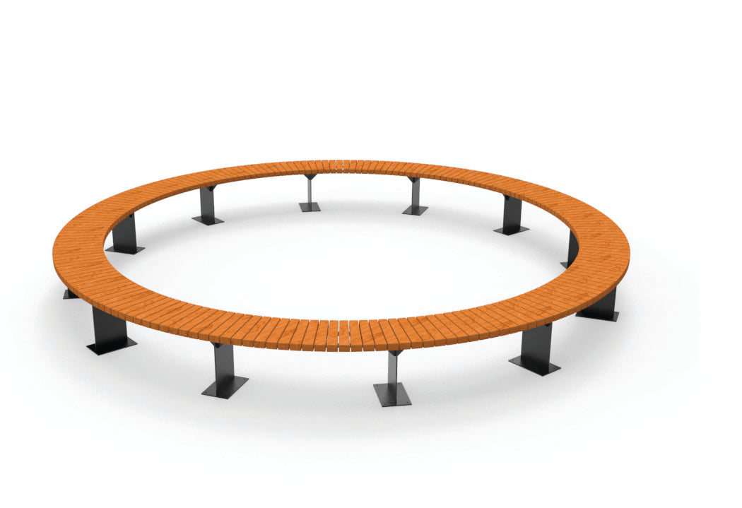 SEDORA Panchina circolare monumentale dal design contemporaneo (PKDS6000)