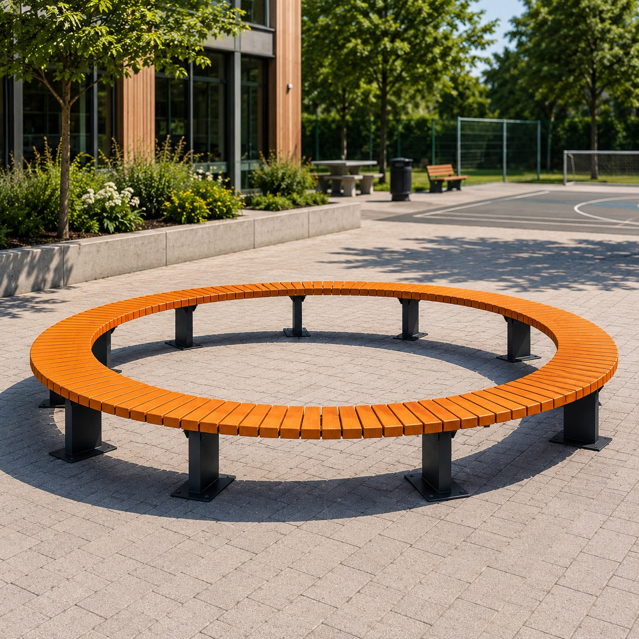SEDORA Panchina circolare monumentale dal design contemporaneo (PKDS6000)