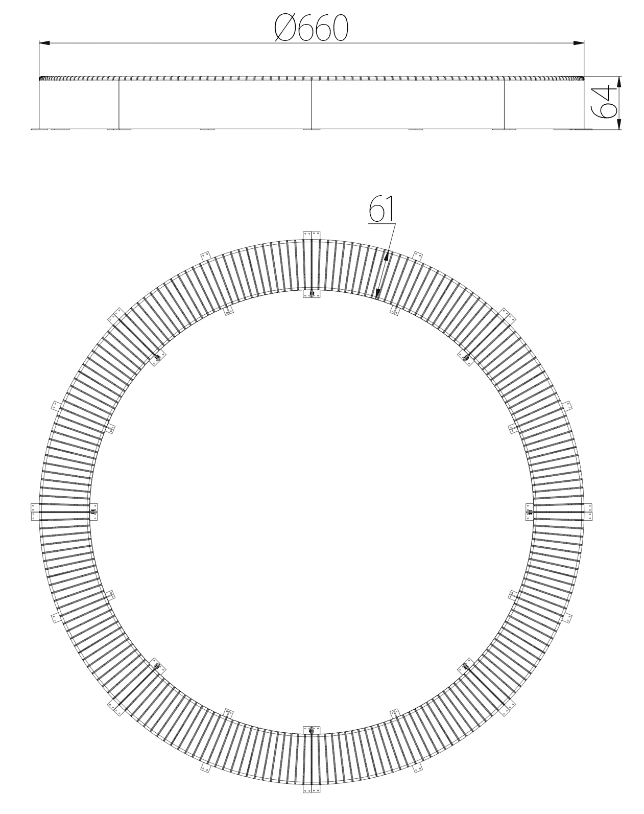 SEDORA Panchina circolare monumentale dal design iconico (PKDS6600)