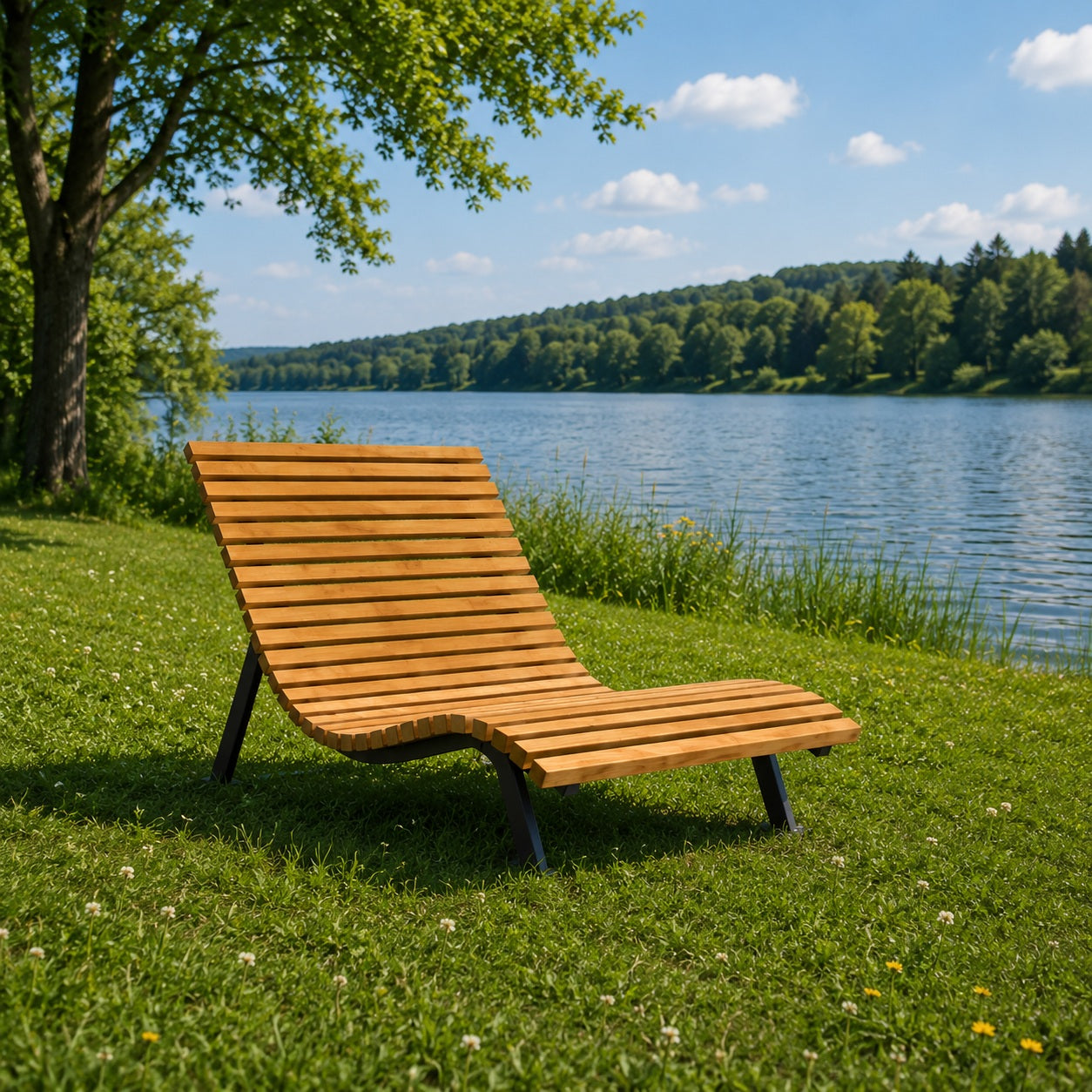 SEDORA Lettino urbano dal design elegante e senza tempo (PLDS001)