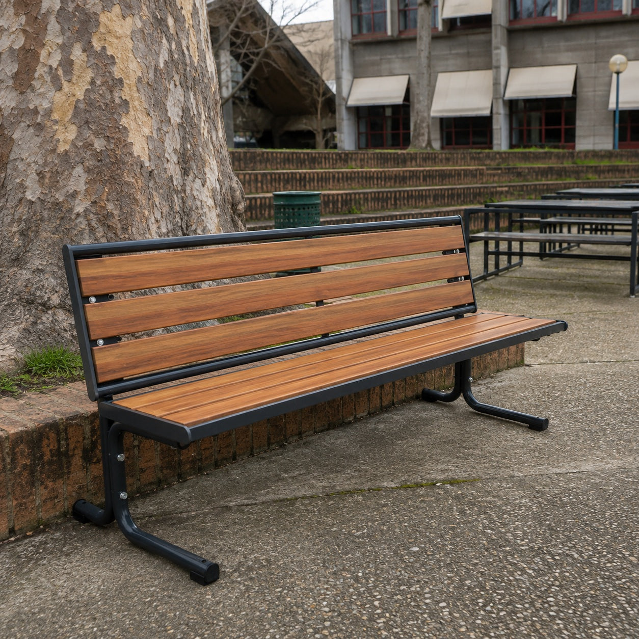 SEDORA Piazza Plus Style – Panchina con schienale e inserti personalizzabili