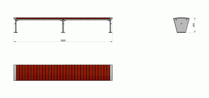 SEDORA Sistema di panchine modulari per spazi contemporanei (PKDA012)