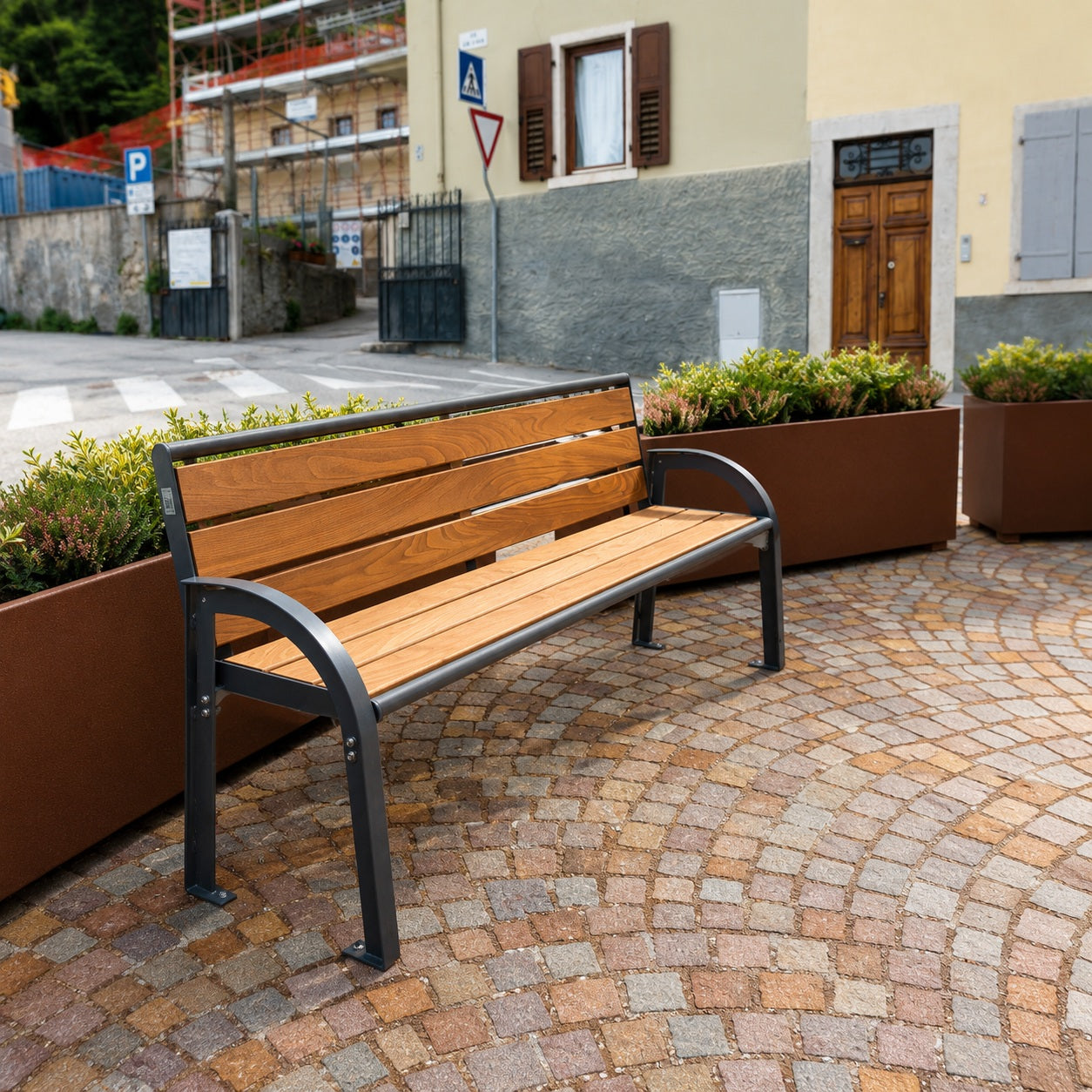 SEDORA Stella Style – Panchina con inserti personalizzabili, con o senza schienale
