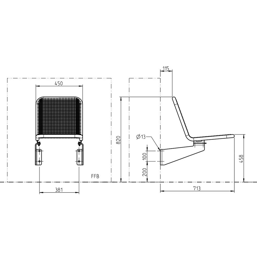 SEDORA Wall & Muro – Sistemi di fissaggio per panche e sedute