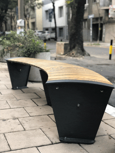 SEDORA Panchina con Design elegante e resistenza nel tempo (PKDA014)
