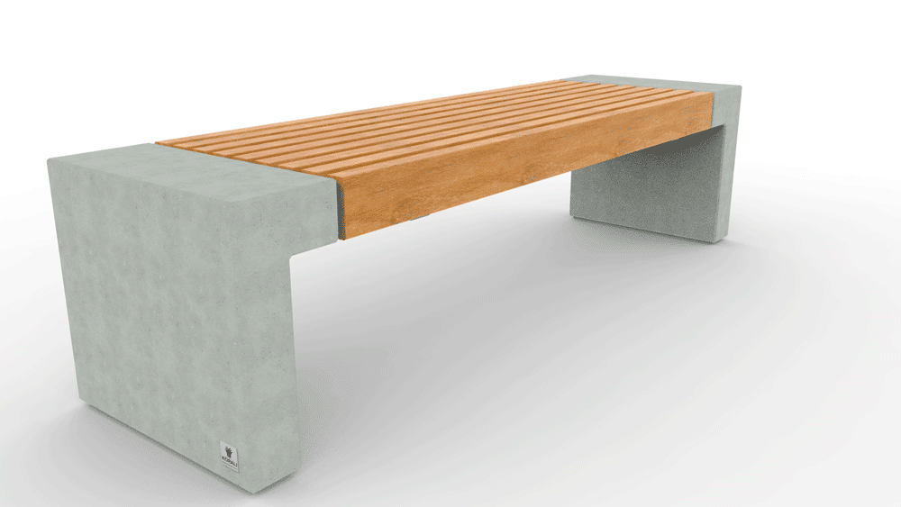 SEDORA Panchina dal design materico ed essenziale (PKDB057)