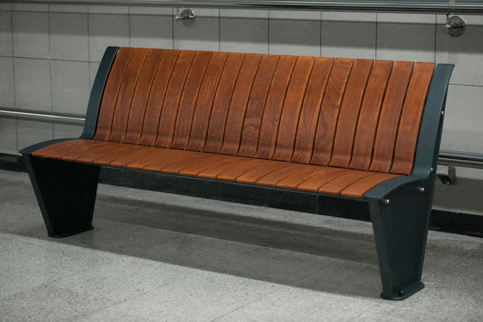 SEDORA Panchina con schienale dal design contemporaneo (PKDA016)