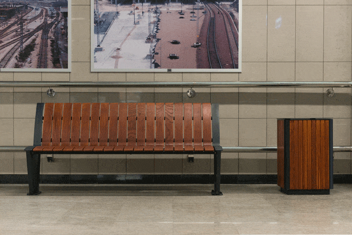 SEDORA Panchina con schienale dal design contemporaneo (PKDA016)