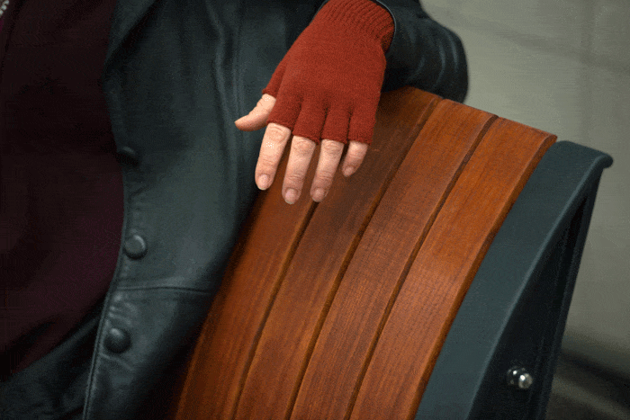 SEDORA Panchina con schienale dal design contemporaneo (PKDA016)