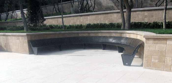 SEDORA Panchina con schienale dal design contemporaneo (PKDA016)