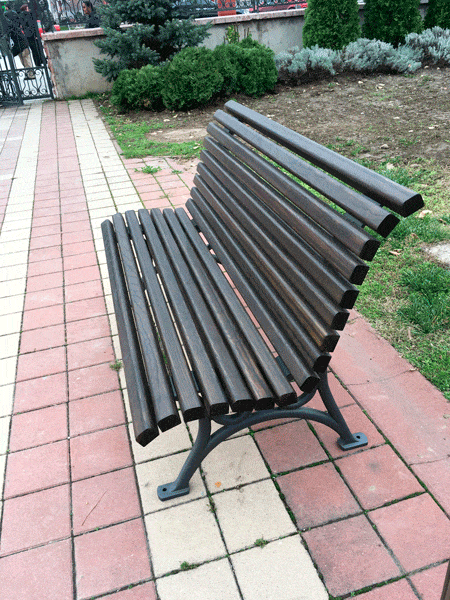 SEDORA Panchina con schienale dal design elegante e contemporaneo (PKDA021)