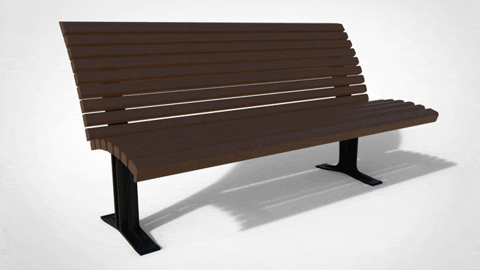 SEDORA Panchina con schienale dal design classico ed elegante (PKDA035 Series)