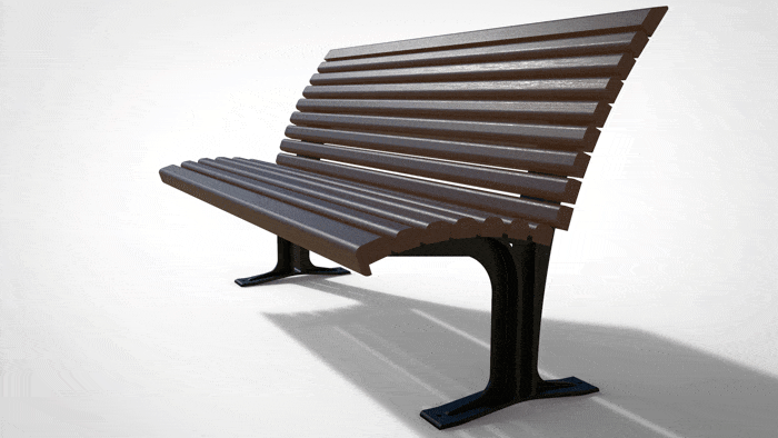 SEDORA Panchina con schienale dal design classico ed elegante (PKDA035 Series)